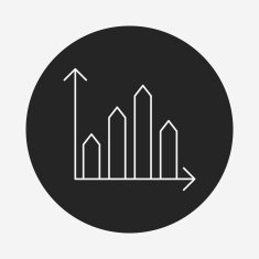 Information chart line icon N128