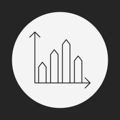 Information chart line icon N130