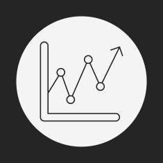 Information chart line icon N134