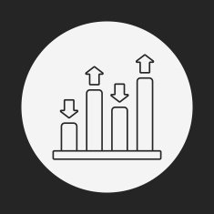 Information chart line icon N138