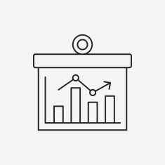 Information chart line icon N155