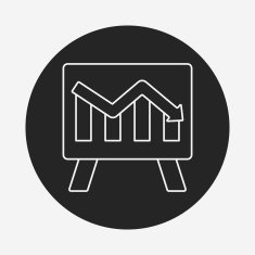 Information chart line icon N156