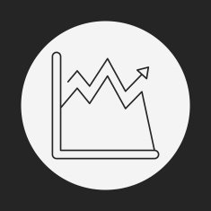 Information chart line icon N178