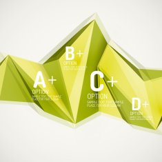 Geometric shapes in the air Vector abstract background N25
