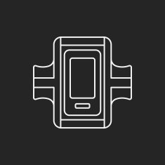 Sports armband line icon N2