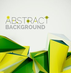 Geometric shapes in the air Vector abstract background N31