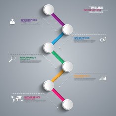 Infographics vector design template N154