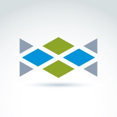 Geometric abstract icon symbol vector graphic design N3
