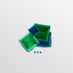 Modern abstract geometric info banner N20