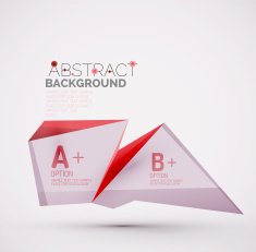 Geometric shapes with sample text Abstract template N41