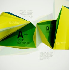 Geometric shapes in the air Vector abstract background N48