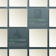 Infographic layout with brown square N2
