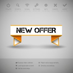Banner with commerce business content N12