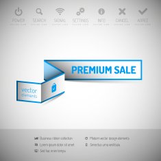 Banner with commerce business content N13