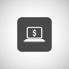 High-quality laptop screen with the Dollar Economy concept N6