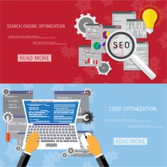 Vector flat concept of programming and coding N76