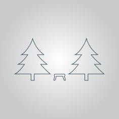 Camping among the trees