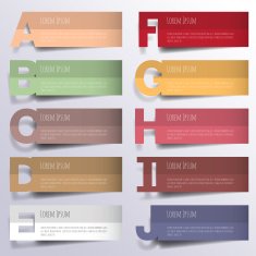 Abstract 3D digital illustration Infographic Vector illustratio N4