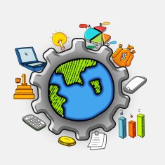 Creative colorful business infographic elements
