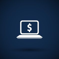 High-quality laptop screen with the Dollar Economy concept N9