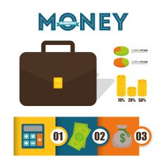 Money infographic design N19