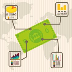 Money infographic design N20