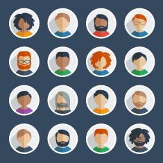Collection of 25 user icons N2