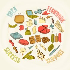 Creative colorful business infographic elements N2