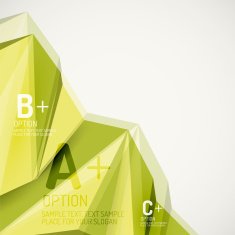Geometric shapes in the air Vector abstract background N71