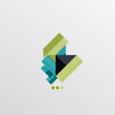 Modern abstract geometric info banner N36