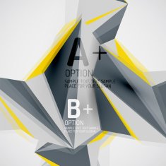 Geometric shapes in the air Vector abstract background N82