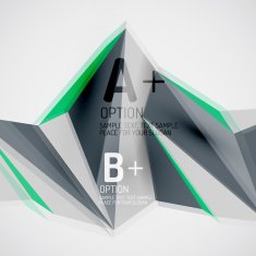 Geometric shapes in the air Vector abstract background N87