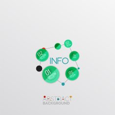 Geometric abstract shape infographic layouts N2