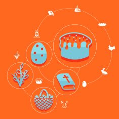 easter flat infographic N15