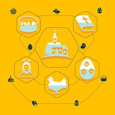 easter flat infographic N22