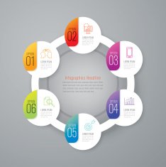 Infographic design vector N63