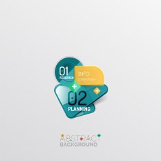Geometric abstract shape infographic layouts N5
