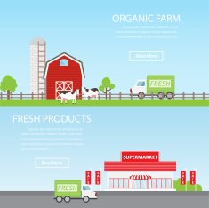 farm and supermarket web banner