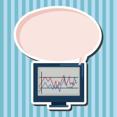 Financial charts theme elements N16