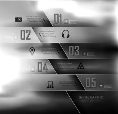 Blur business step transparent and shadows options N25