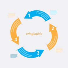 Infographic design template with paper tags N49