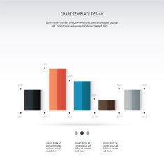 Abstract 3D digital illustration Infographic N7
