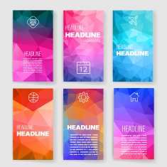 Templates Design Set of Web Mail Brochures Mobile Technology Infographic N35