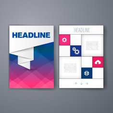 Templates Design Set of Web Mail Brochures Mobile Technology Infographic N36