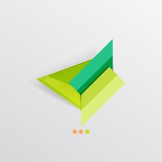 Modern abstract geometric info banner N59