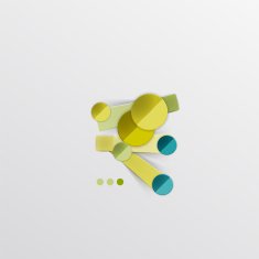 Modern abstract geometric info banner N75