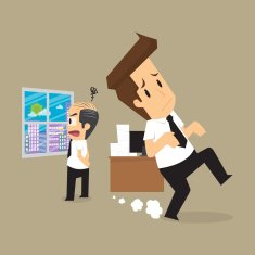Businessman and the employers complain a lot