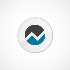 circle diagram icon 2 colored
