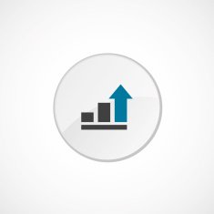 business diagram chart symbol icon 2 colored N2