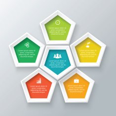Vector circle element for infographic N37